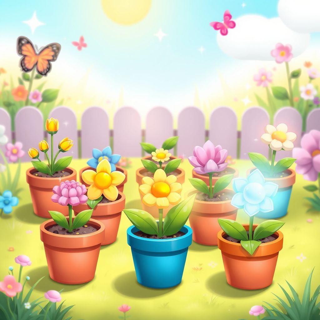 Chơi Merge Flowers - Hợp Nhất Hoa Xinh Miễn Phí Cực Thư Giãn