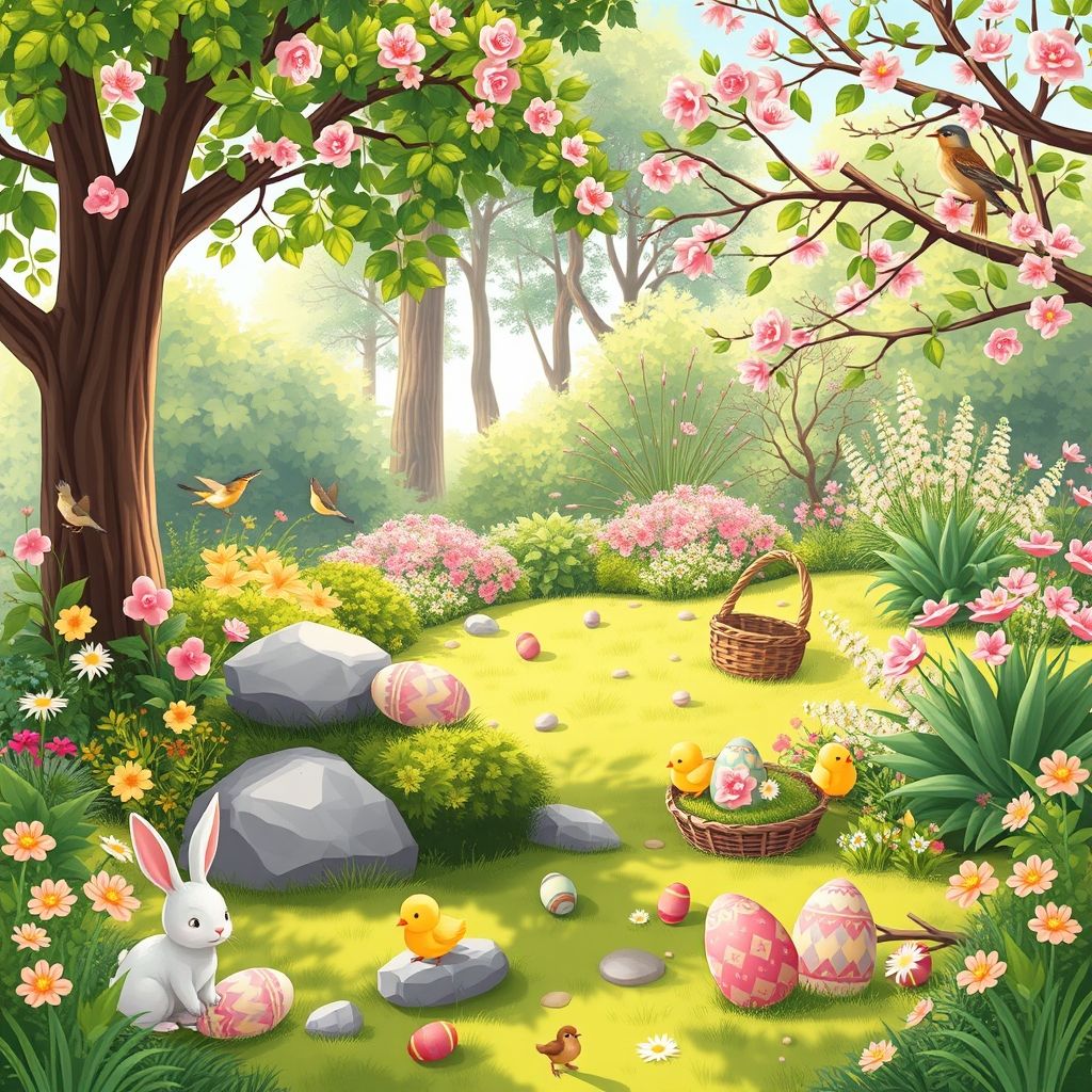 Chơi Tìm Trứng Phục Sinh - Hidden Easter Eggs Vui Nhộn Miễn Phí